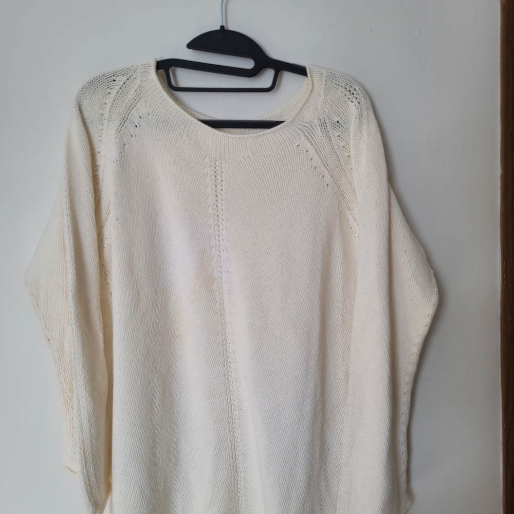 Margaret O'Leary Cream Women's Sweater